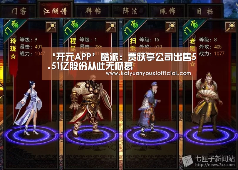 ‘开元APP’酷派:贾跃亭公司出售5.51亿股份从此无瓜葛(图2) 开元棋牌